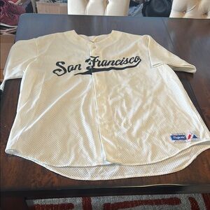 Majestic Cream San Francisco Jersey